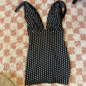 About Us polka dot mini dress from Revolve in a size small